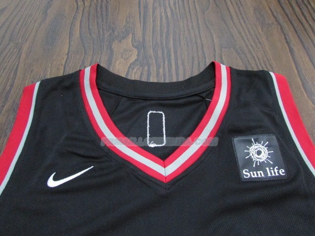 Maillot Basket Authentique Toronto Raptors Lowry 2017-18 7 Noir